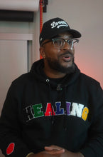Load image into Gallery viewer, &quot;Healing&quot; Multicolor Patch Hoodie
